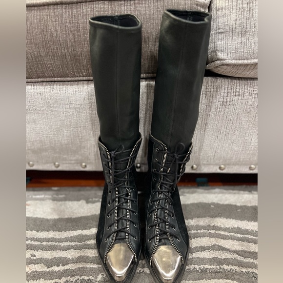 ALEXANDER WANG Mirte Laced Sock Boot🔥37 - Picture 11 of 16